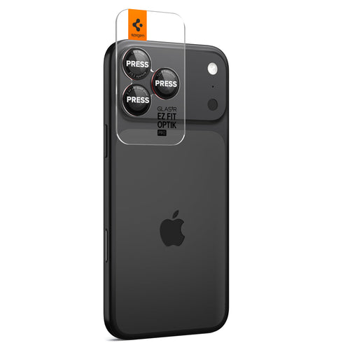 Spigen iPhone 17 Pro Max / 17 Pro Lens Protector – Optik Pro EZ Fit